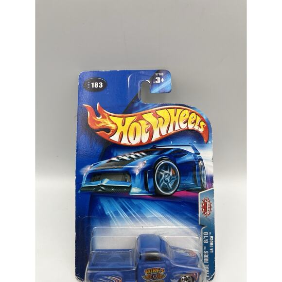Hot Wheels 2003 #183 - Pride Rides 8/10 La Troca w/ Free Atomix Vehicle - Picture 3 of 8